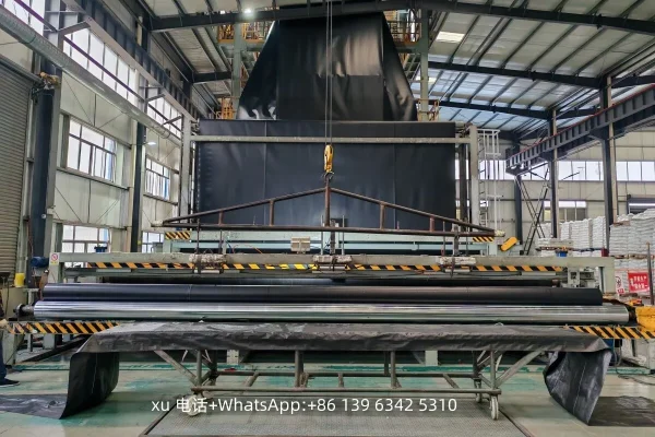 8 meters three-layer co-extrusion geomembrane unit